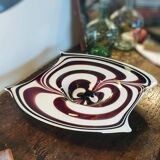 Vintage two tone  large fruit bowl