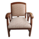 Fauteuil style colonial teck