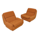 Paire de fauteuils Atlantis Orange République Tchèque 1970