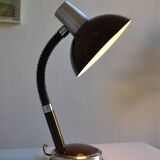 Vintage desk lamp France brown 70s 1970