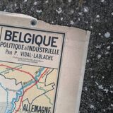 Old Vidal Lablache map: Belgium.