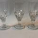 8 verres tornadés soufflés