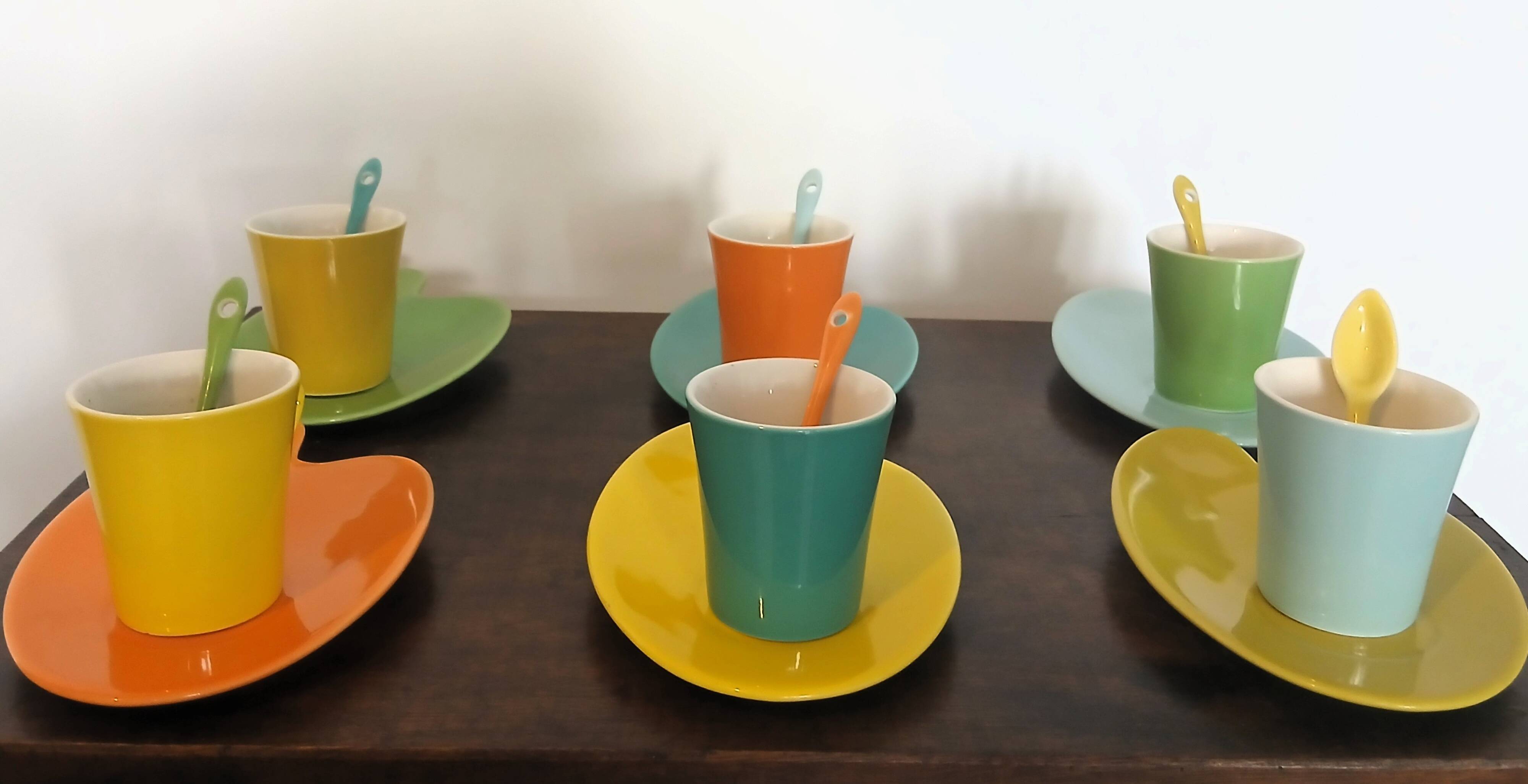 Coffee service Geneviève Lethu - Artist Palette model for 6 people