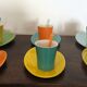 Coffee service Geneviève Lethu - Artist Palette model for 6 people