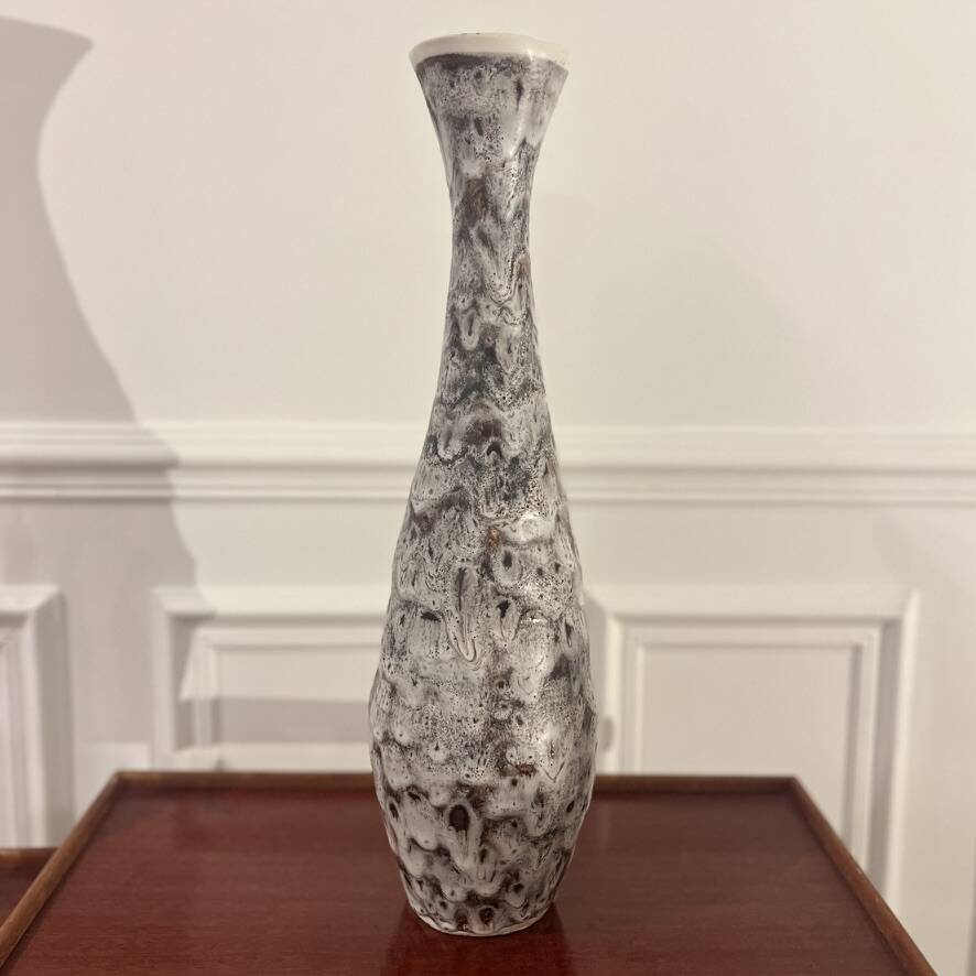Very large Vallauris glazed ceramic vase