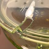 Baccarat/Saint Louis Compotier Ouraline crystal