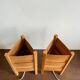 Paire de lampes de table en bois de pin – Luleå Stjärslöjd