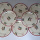 8 dessert plates Longwy Marseille