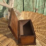 Vintage wooden and metal box