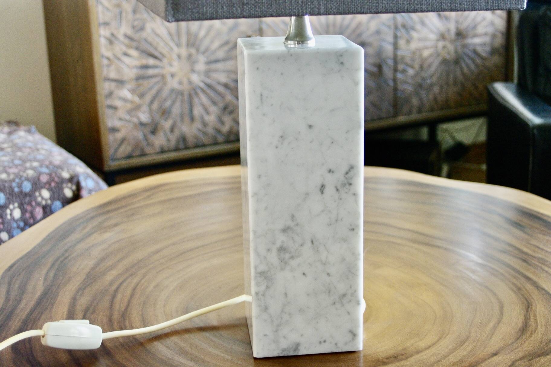 Large vintage lamp dephilippe barbier 1970