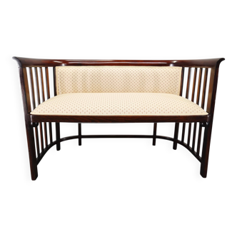 Josef Hoffmann Attributed Beech Sofa, Vienna Secession, 1920s