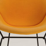 Diamond Chair – Yellow Upholstery - Harry Bertoia