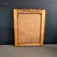 Vintage woven rattan mirror