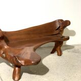 Brutalist bench in olivier