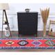Vintage Turkish Oushak Handmade Wool Cotton Red Runner Rug 77x420
