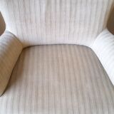 Set of 4 chairs organic wingback chairs of the 50s/60s vintage