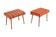 Set of 2 beech stools, Sweden, 1960