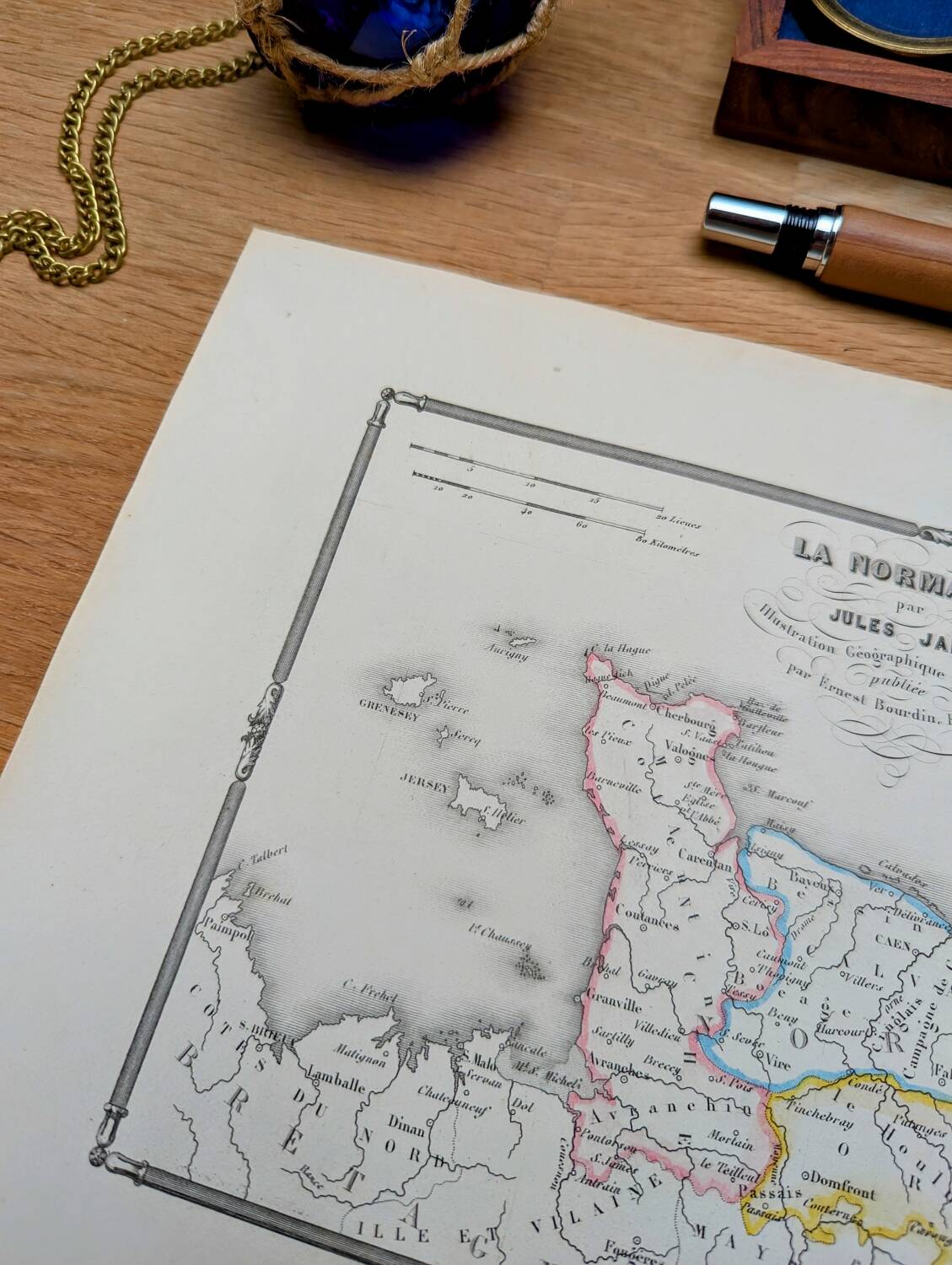 Printed in 1844, La Normandie.