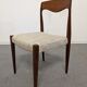 Set of 6 Danish chairs from the 70