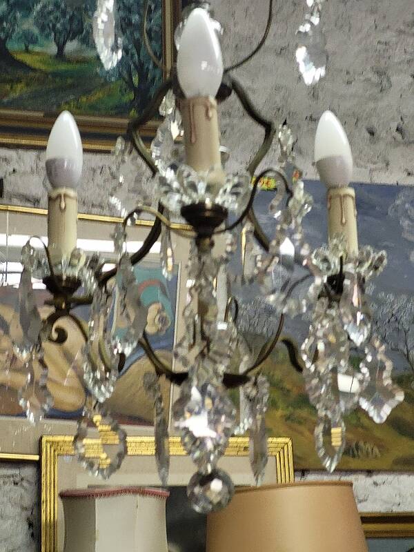 3-bulb tassel chandelier no. 20