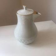 Beautiful Limoges coffee pot and teapot, UNIC Paris.