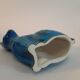 Vintage cat statue, Aldo Londi for Bitossi, Rimini blue series.