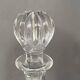 Solid crystal whiskey decanter.