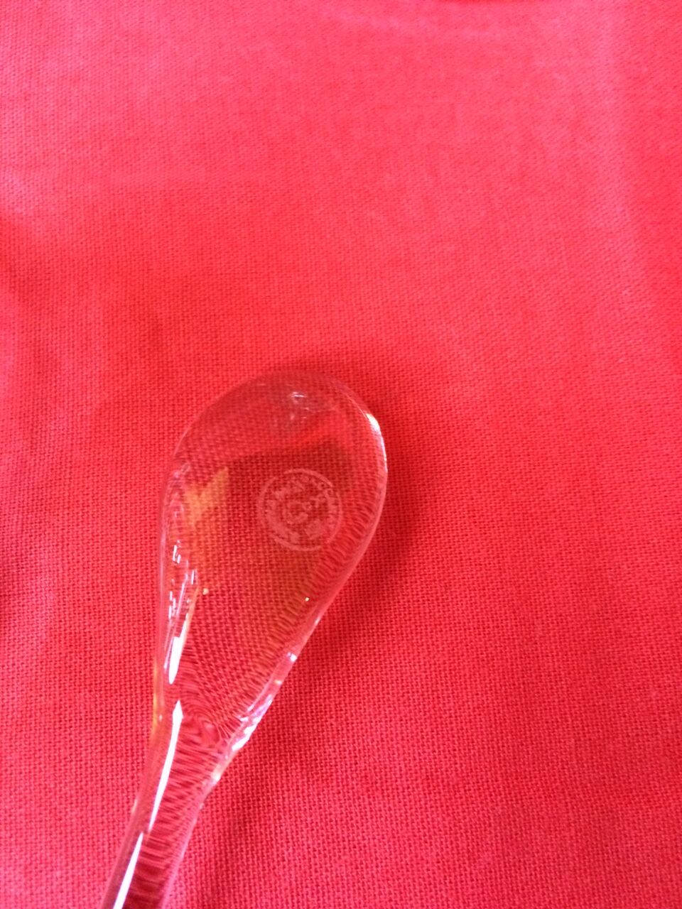 Mustard maker and his baccarat crystal spoon