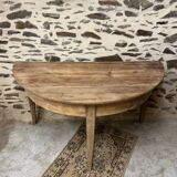 Pretty half-round table
