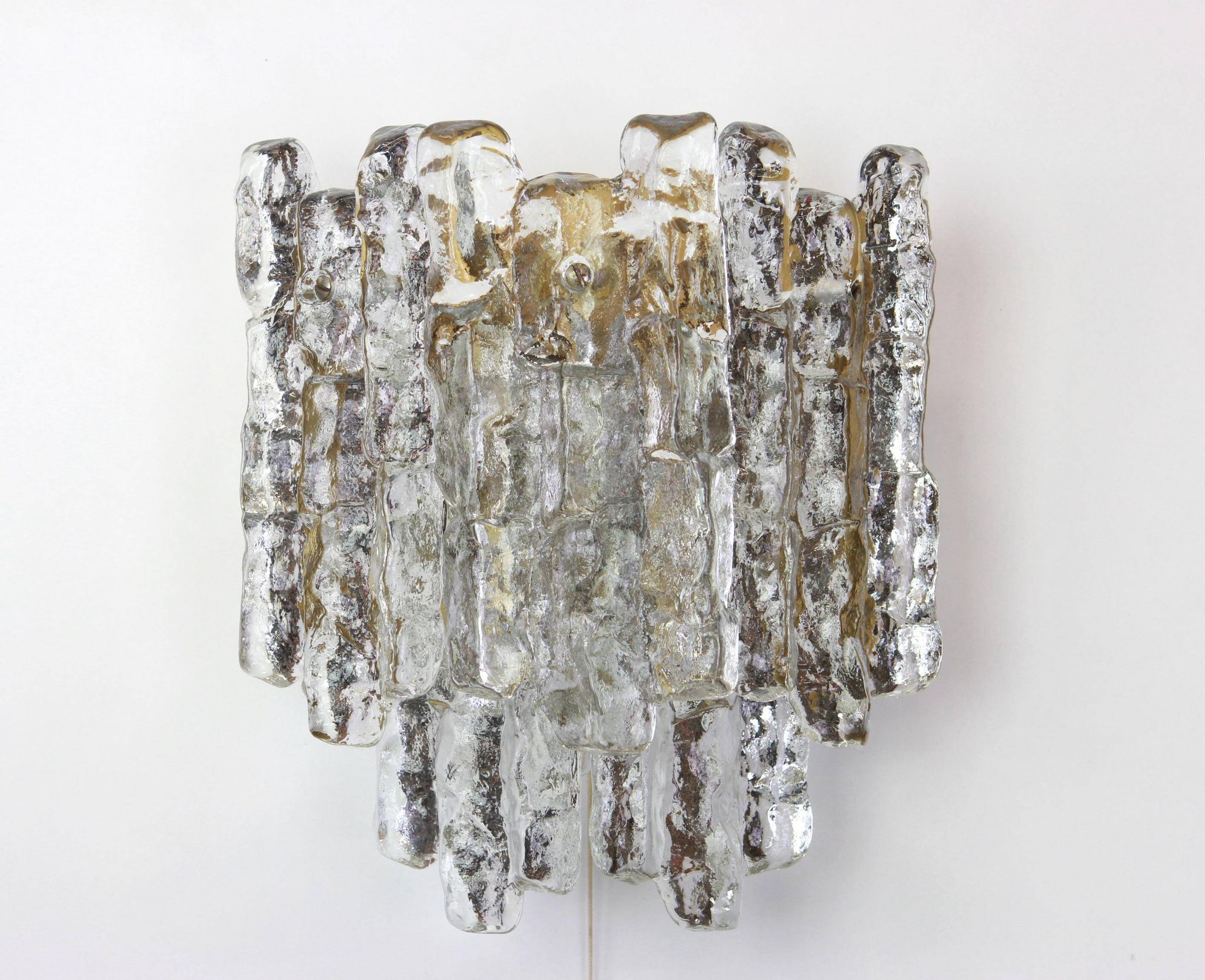 Pairs of large Kalmar wall lights, Austria, 1960s