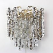Pairs of large Kalmar wall lights, Austria, 1960s