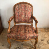 Upholstery armchair regence style