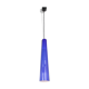 1960s Blue glass hanging lamp by Vistosi, Italy