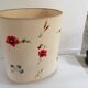 Handmade vintage oval lampshade