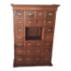 Cabinet d'apothicaire Début XXe Dimensions  Ht 188 x L 130 x P 44 cm