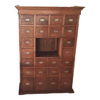 Cabinet d'apothicaire Début XXe Dimensions  Ht 188 x L 130 x P 44 cm
