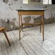 Bureau et chaise enfant pieds compas