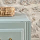 Compass feet chest of drawers
