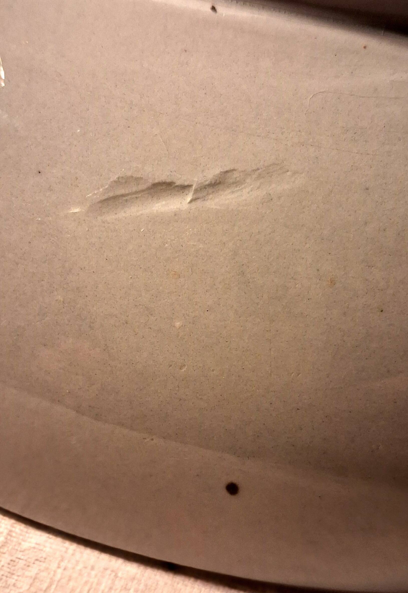 Longwy enamel cup Robin Redbreast