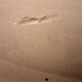 Longwy enamel cup Robin Redbreast