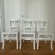 Set of 3 antique bistro chairs Luterma, circa 1960