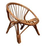 Fauteuil en rotin pour enfant