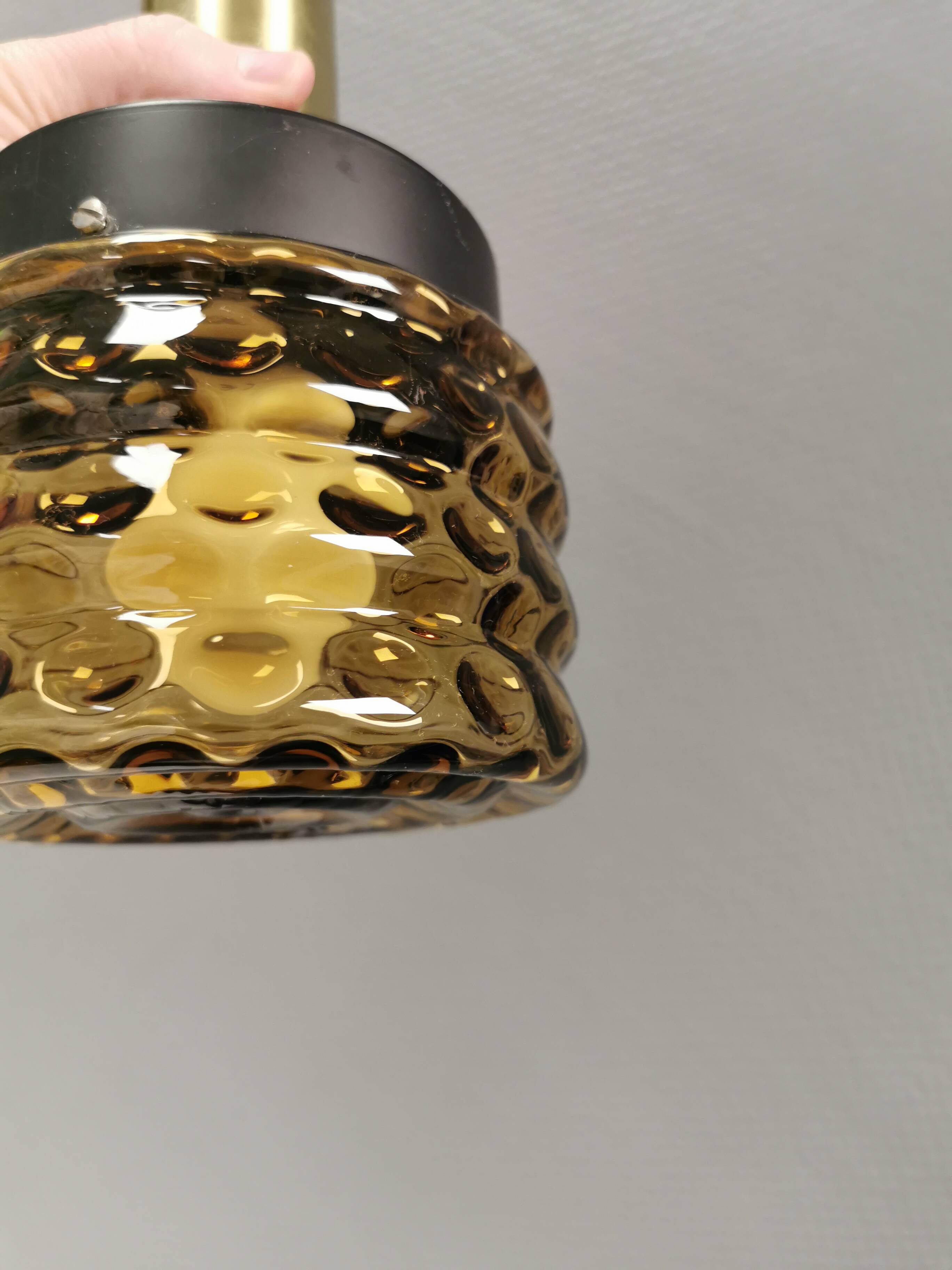 Danish vintage hanging lamp from the 1980s.