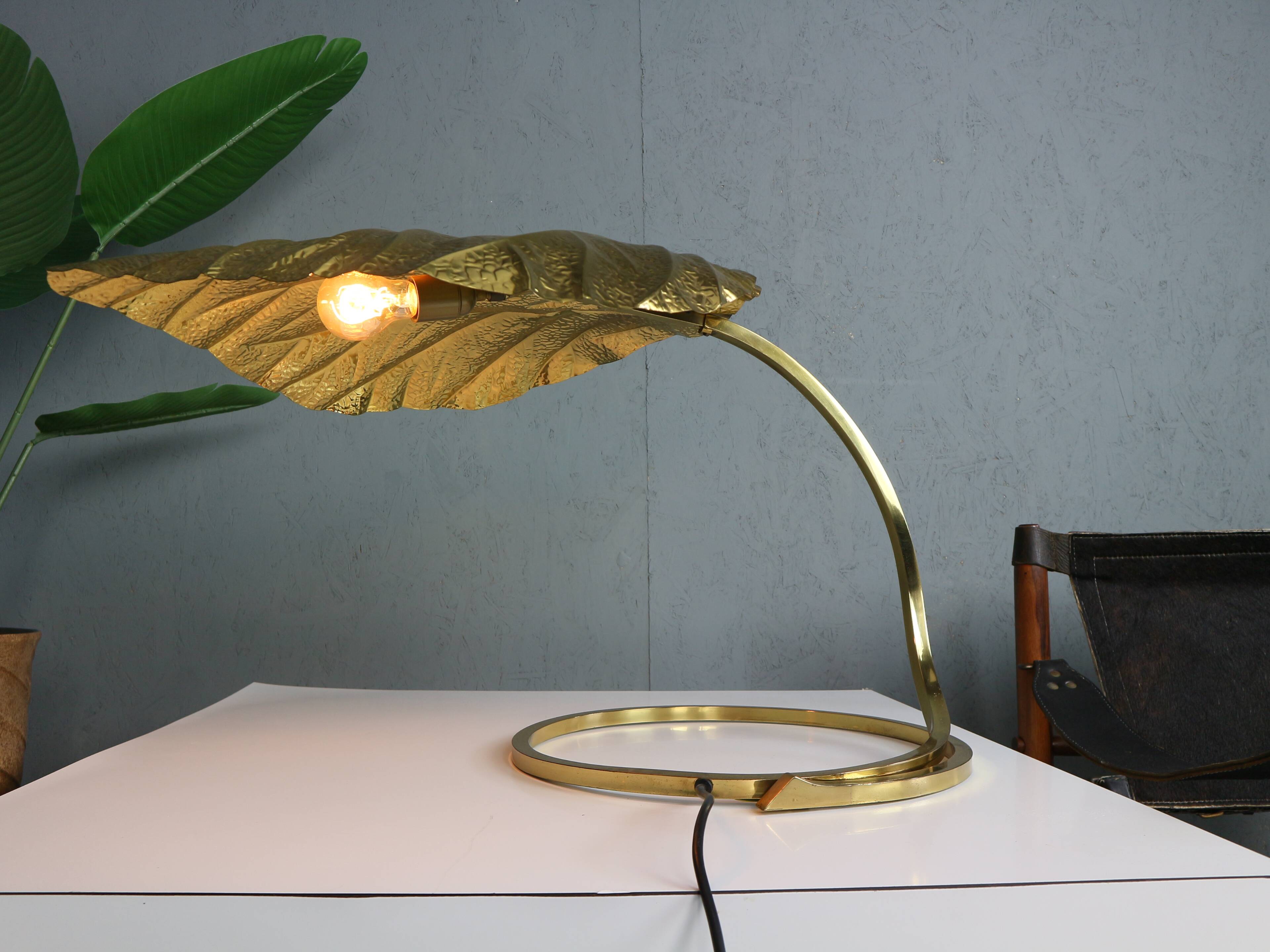 Tommaso Barbi "Rhubarb" table lamp by Bottega Gadda Italy, 1970