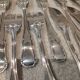 6 silver-plated fish forks and 6 fish knives by Ercuis Valencay