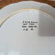 Very beautiful old plate decorated with Rouen, handmade by Geo Martel