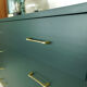 Dark green vintage dresser