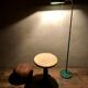 Vintage brass and metal lamppost (Deknudt)