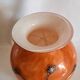 Vase en pate de verre. Signée Biot.