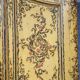 Curved wardrobe painted with floral decoration - late 19th century - Venetian style/XV